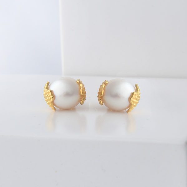 Gilded Maria Studs